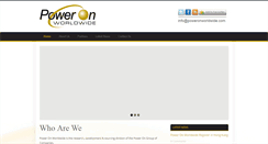 Desktop Screenshot of poweronworldwide.com